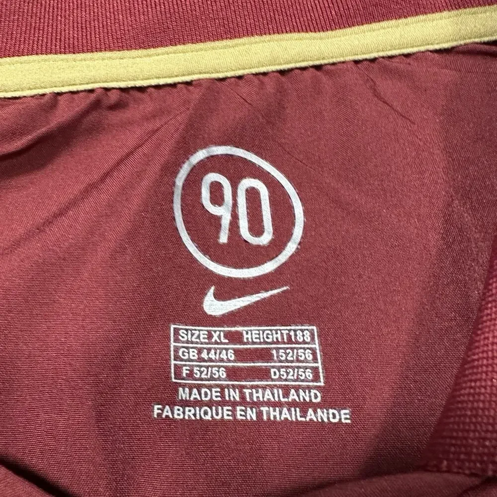 Nike Arsenal Soccer Jersey Mens L Burgundy Long Sleeve Henry #14 Highbury 2006